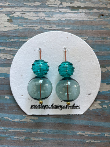 glass collection - teals