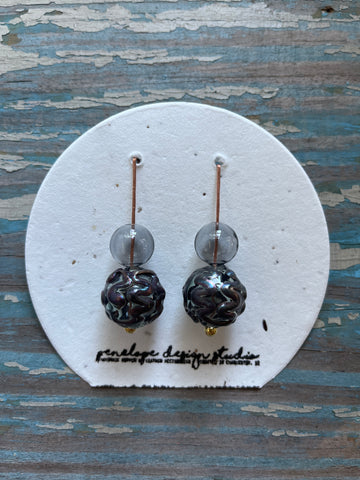 glass collection - grey squiggle