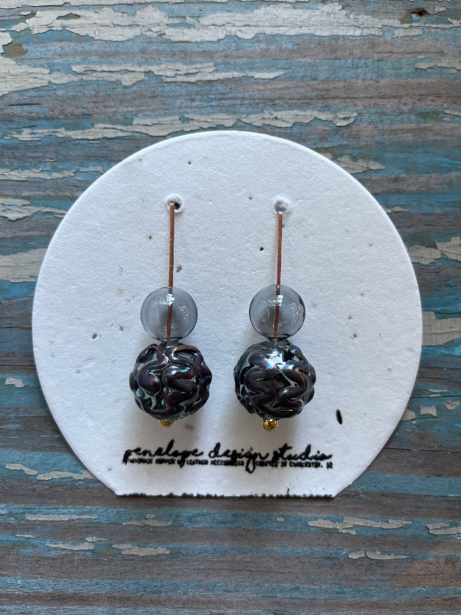 glass collection - grey squiggle