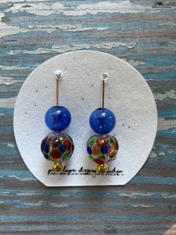 glass collection - blue and multi color