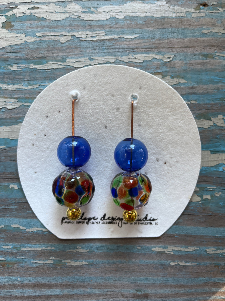 glass collection - blue and multi color