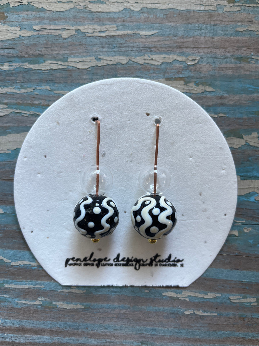 glass collection - black & white, clear