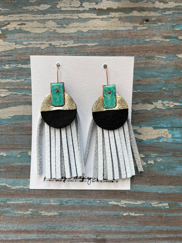 patina collection - white, brown and champagne gold