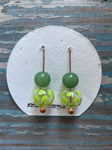 glass collection - greens