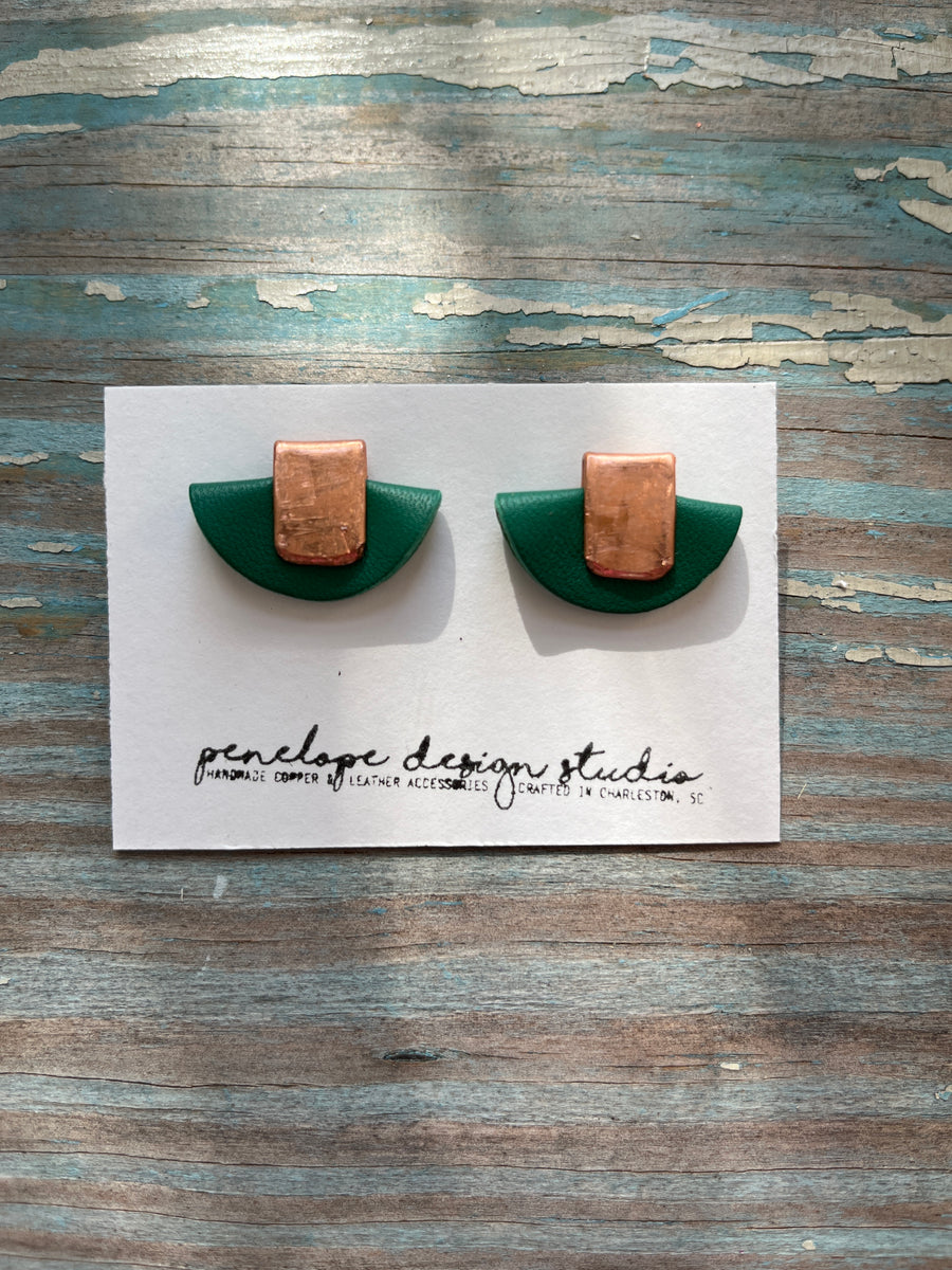 petite half moon mini - hunter green