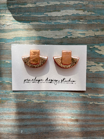 petite half moon mini - rose gold