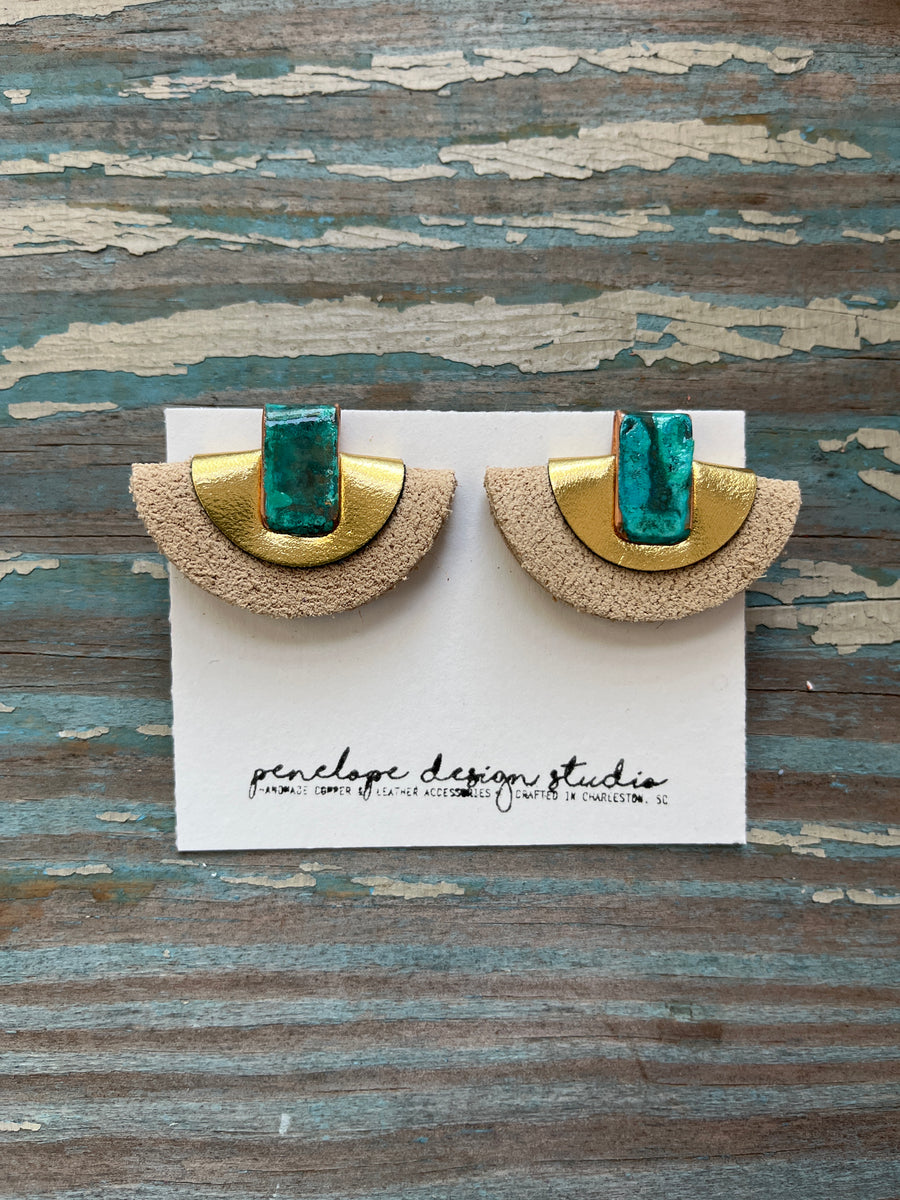 patina collection - gold and camel