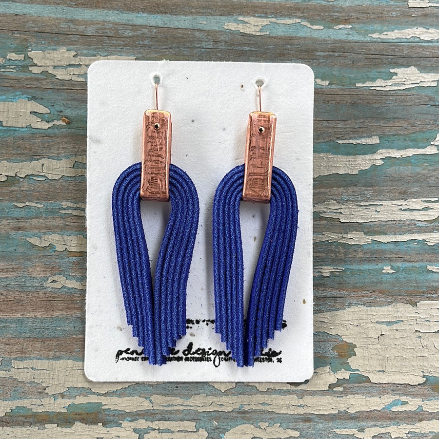 waterfall collection - cobalt blue
